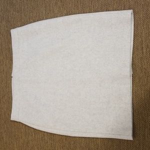 Size 12, J Crew Mercantile, classy light gray wool skirt